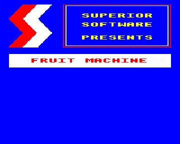 Fruit Machine (1983)(Superior Software) screen shot title